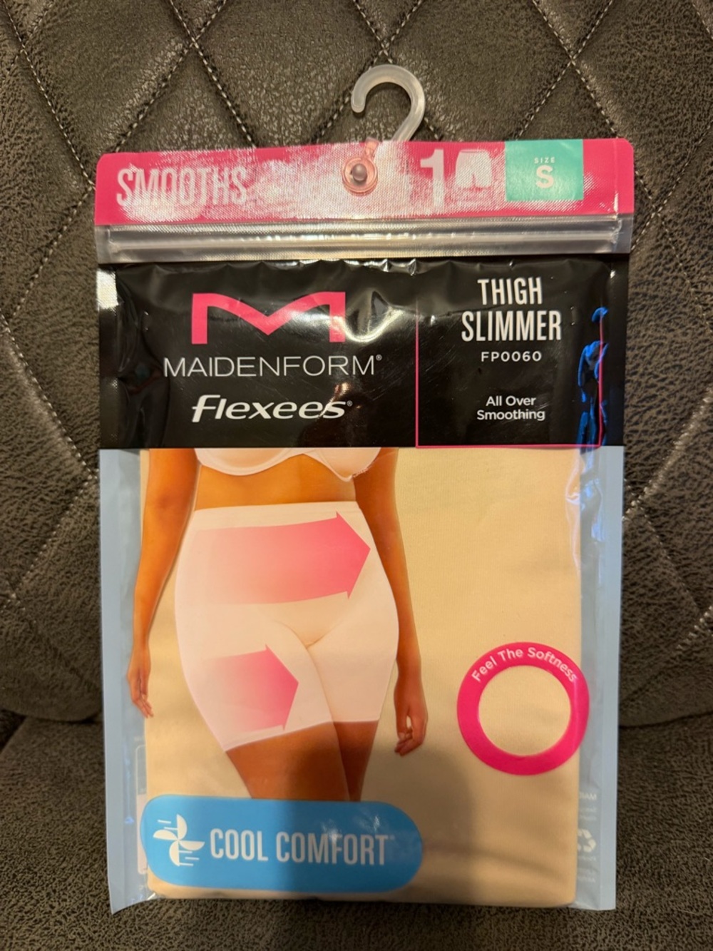 1 PACK MAIDENFORM COOL COMFORT SMOOTHING FLEXEES THIGH SLIMMER BEIGE SMALL